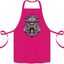 Ape Mandala Art Cotton Apron 100% Organic Pink