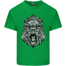 Ape Mandala Art Kids T-Shirt Childrens Irish Green