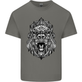 Ape Mandala Art Mens Cotton T-Shirt Tee Top Charcoal