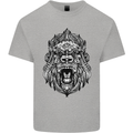 Ape Mandala Art Mens Cotton T-Shirt Tee Top Sports Grey