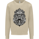 Ape Mandala Art Mens Sweatshirt Jumper Sand
