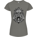 Ape Mandala Art Womens Petite Cut T-Shirt Charcoal