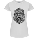 Ape Mandala Art Womens Petite Cut T-Shirt White