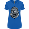Ape Mandala Art Womens Wider Cut T-Shirt Royal Blue