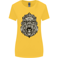 Ape Mandala Art Womens Wider Cut T-Shirt Yellow