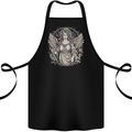Aphrodite Greek Mythology Goddess Venus Cotton Apron 100% Organic Black