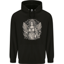 Aphrodite Greek Mythology Goddess Venus Mens 80% Cotton Hoodie Black