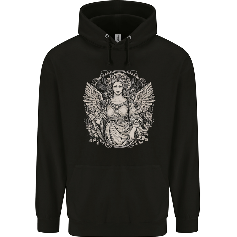Aphrodite Greek Mythology Goddess Venus Mens 80% Cotton Hoodie Black