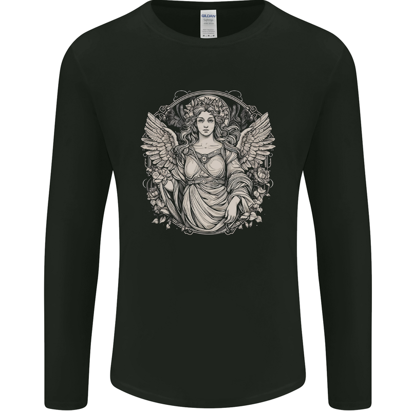 Aphrodite Greek Mythology Goddess Venus Mens Long Sleeve T-Shirt Black