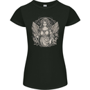 Aphrodite Greek Mythology Goddess Venus Womens Petite Cut T-Shirt Black