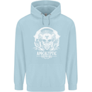 Apocalyptic Survival Skill Skull Gaming Childrens Kids Hoodie Light Blue