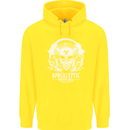 Apocalyptic Survival Skill Skull Gaming Childrens Kids Hoodie Yellow