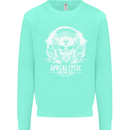 Apocalyptic Survival Skill Skull Gaming Kids Sweatshirt Jumper Peppermint