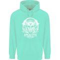 Apocalyptic Survival Skill Skull Gaming Mens 80% Cotton Hoodie Peppermint