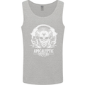 Apocalyptic Survival Skill Skull Gaming Mens Vest Tank Top Sports Grey