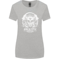 Apocalyptic Survival Skill Skull Gaming Womens Wider Cut T-Shirt Sports Grey