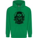 Apocalyptic Survival Skull Gamer Gaming Childrens Kids Hoodie Irish Green
