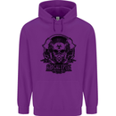 Apocalyptic Survival Skull Gamer Gaming Childrens Kids Hoodie Purple