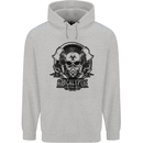 Apocalyptic Survival Skull Gamer Gaming Childrens Kids Hoodie Sports Grey