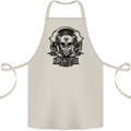 Apocalyptic Survival Skull Gamer Gaming Cotton Apron 100% Organic Natural