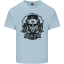 Apocalyptic Survival Skull Gamer Gaming Kids T-Shirt Childrens Light Blue