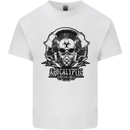 Apocalyptic Survival Skull Gamer Gaming Kids T-Shirt Childrens White