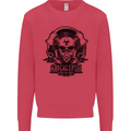 Apocalyptic Survival Skull Gamer Gaming Mens Sweatshirt Jumper Heliconia