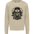 Apocalyptic Survival Skull Gamer Gaming Mens Sweatshirt Jumper Sand