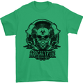 Apocalyptic Survival Skull Gamer Gaming Mens T-Shirt Cotton Gildan Irish Green