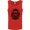 Apocalyptic Survival Skull Gamer Gaming Mens Vest Tank Top Red