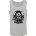 Apocalyptic Survival Skull Gamer Gaming Mens Vest Tank Top Sports Grey