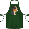Appenzeller Sennenhund Dog Cotton Apron 100% Organic Forest Green