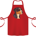 Appenzeller Sennenhund Dog Cotton Apron 100% Organic Red