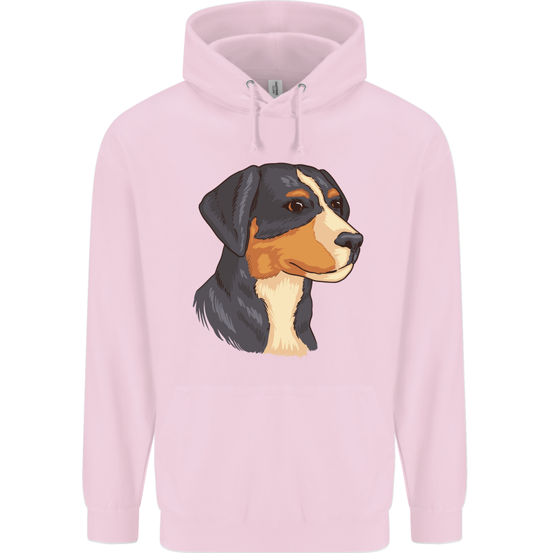 Appenzeller Sennenhund Dog Mens 80% Cotton Hoodie Light Pink
