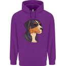 Appenzeller Sennenhund Dog Mens 80% Cotton Hoodie Purple