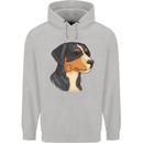 Appenzeller Sennenhund Dog Mens 80% Cotton Hoodie Sports Grey