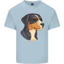 Appenzeller Sennenhund Dog Mens Cotton T-Shirt Tee Top Light Blue