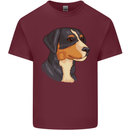 Appenzeller Sennenhund Dog Mens Cotton T-Shirt Tee Top Maroon