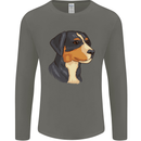 Appenzeller Sennenhund Dog Mens Long Sleeve T-Shirt Charcoal