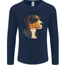 Appenzeller Sennenhund Dog Mens Long Sleeve T-Shirt Navy Blue