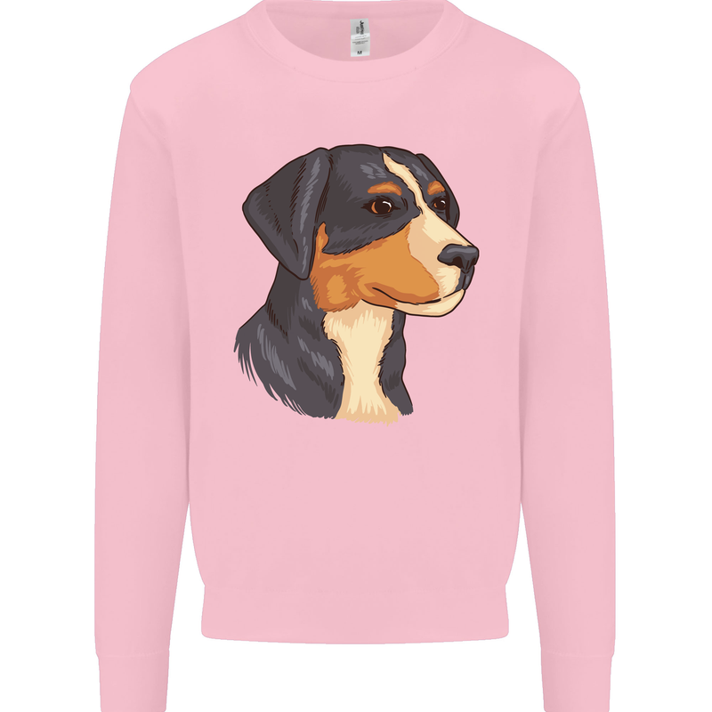 Appenzeller Sennenhund Dog Mens Sweatshirt Jumper Light Pink