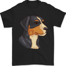 Appenzeller Sennenhund Dog Mens T-Shirt 100% Cotton Black