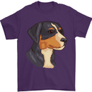 Appenzeller Sennenhund Dog Mens T-Shirt 100% Cotton Purple