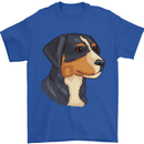 Appenzeller Sennenhund Dog Mens T-Shirt 100% Cotton Royal Blue