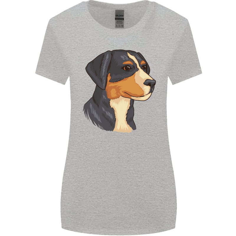 Appenzeller Sennenhund Dog Womens Wider Cut T-Shirt Sports Grey