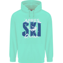 Apres Ski Queen Skiing Winter Sports Childrens Kids Hoodie Peppermint