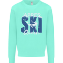 Apres Ski Queen Skiing Winter Sports Kids Sweatshirt Jumper Peppermint