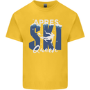 Apres Ski Queen Skiing Winter Sports Kids T-Shirt Childrens Yellow