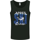 Apres Ski Queen Skiing Winter Sports Mens Vest Tank Top Black