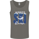 Apres Ski Queen Skiing Winter Sports Mens Vest Tank Top Charcoal